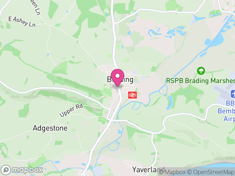 Map of Brading, Isle of Wight