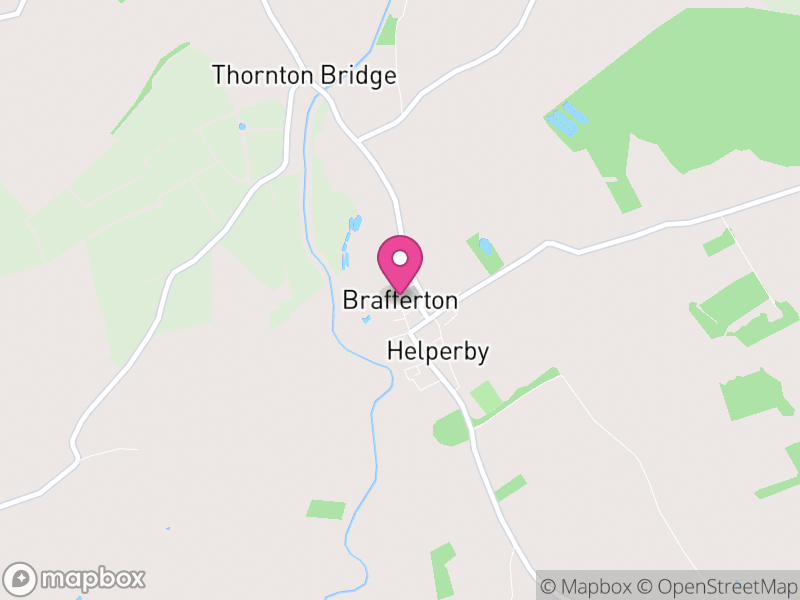 Map of Brafferton and Helperby, North Yorkshire