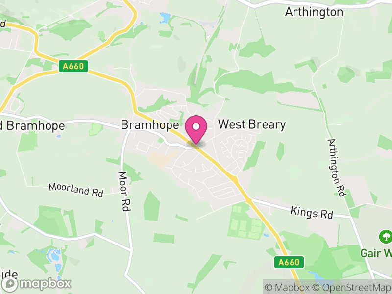 Map of Bramhope, Leeds