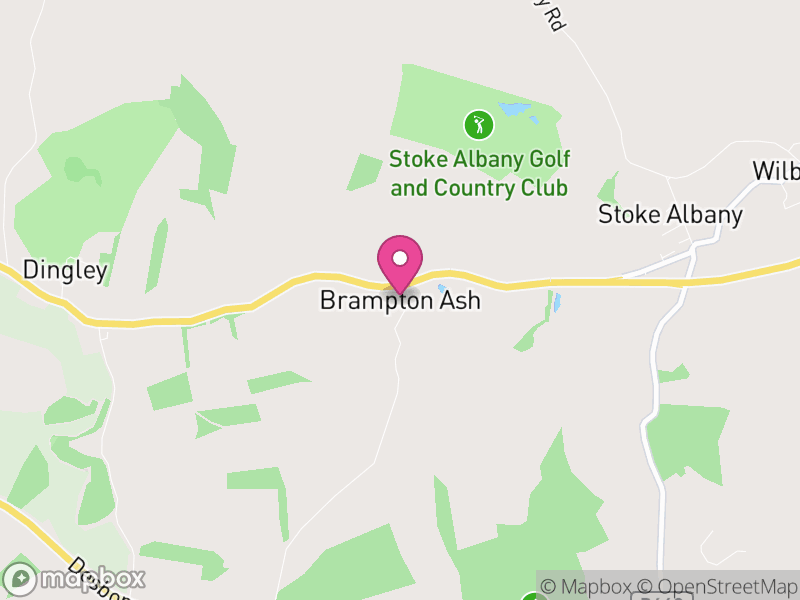Map of Brampton Ash, North Northamptonshire