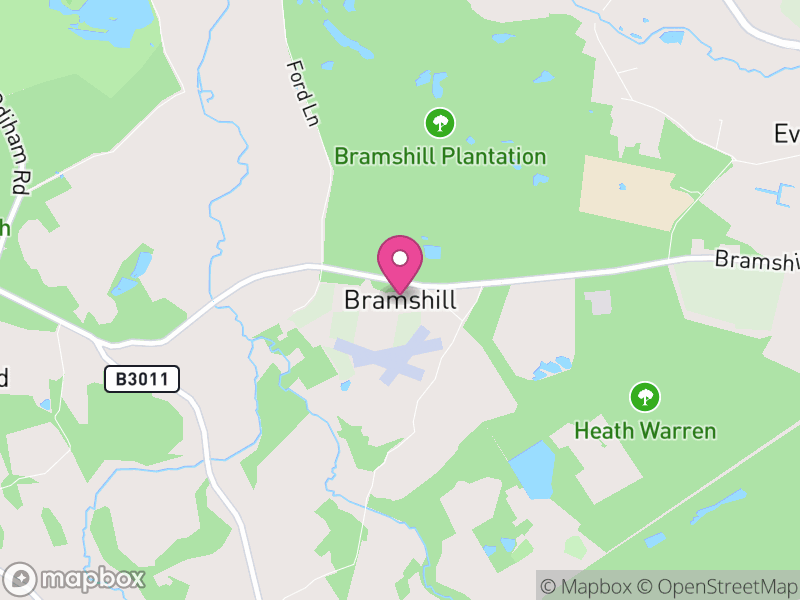 Map of Bramshill, Hart