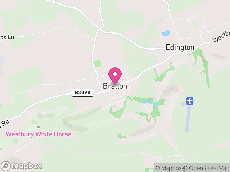 Map of Bratton, Wiltshire