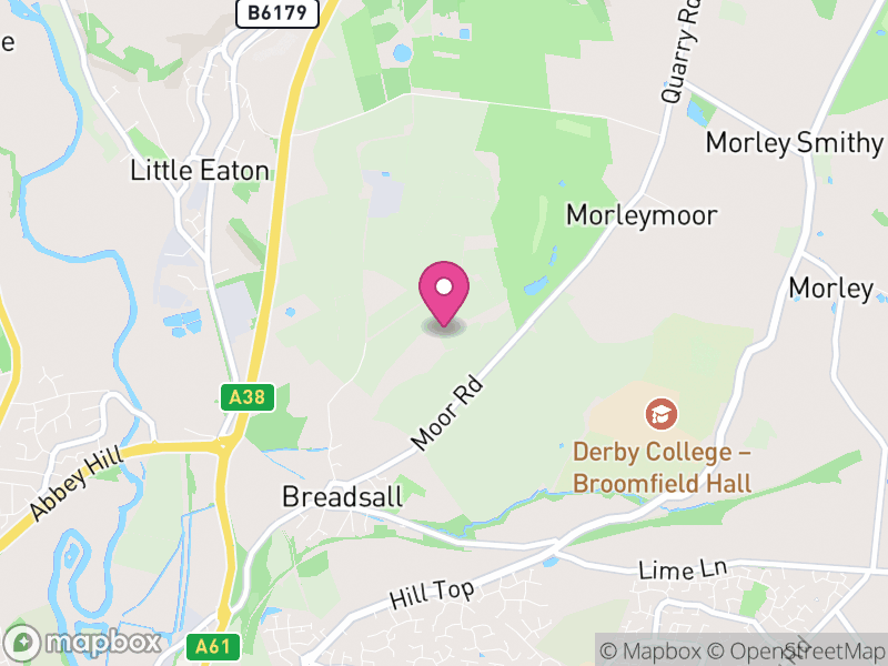 Map of Breadsall, Erewash