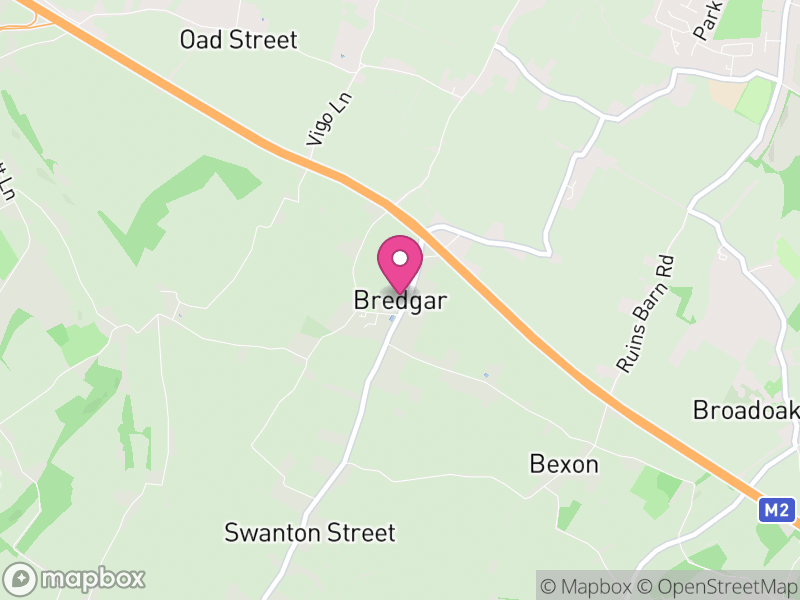 Map of Bredgar, Swale