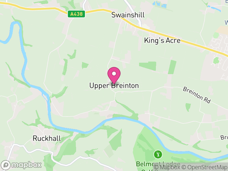 Map of Breinton, Herefordshire