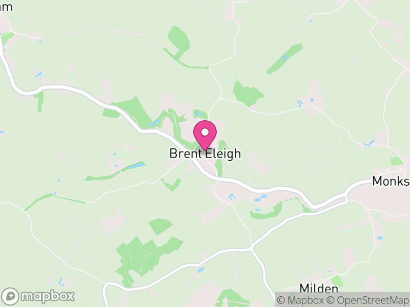 Map of Brent Eleigh, Babergh