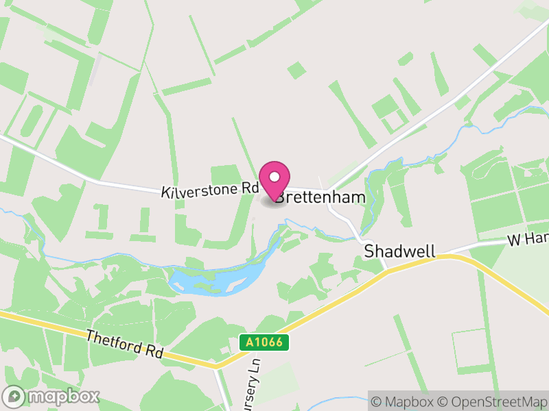 Map of Brettenham, Breckland