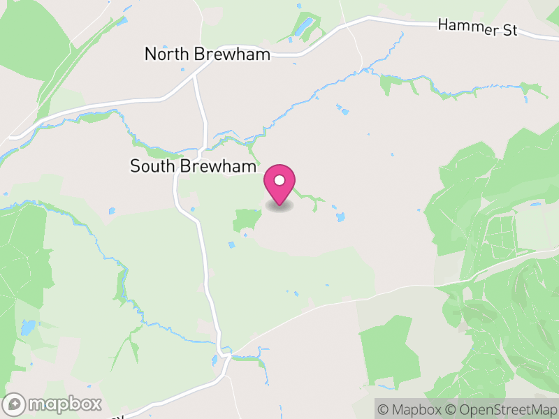 Map of Brewham, Somerset