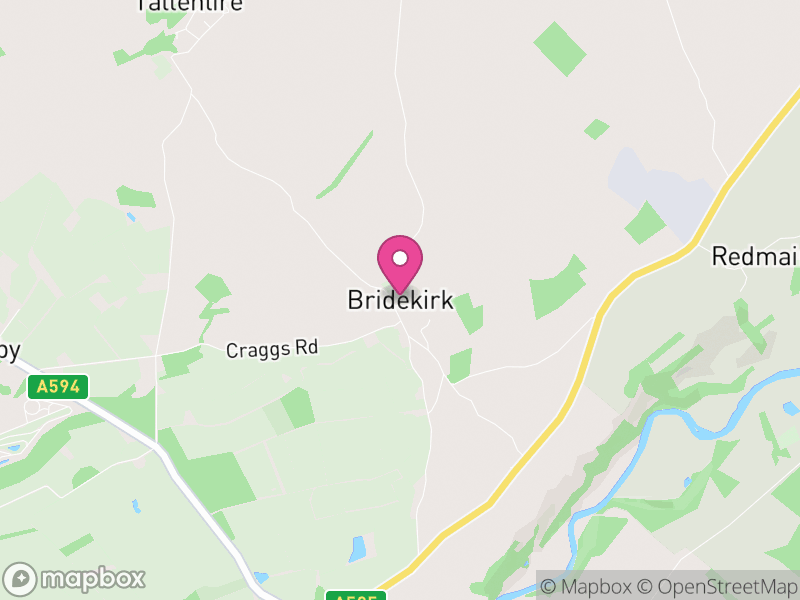 Map of Bridekirk, Cumberland