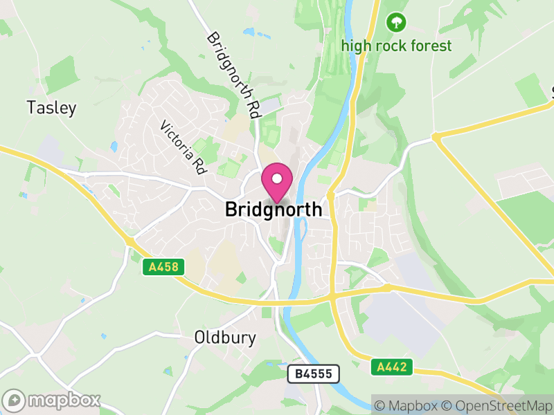 Map of Bridgnorth, England