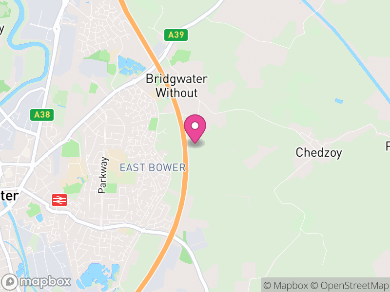 Map of Bridgwater Without, Somerset