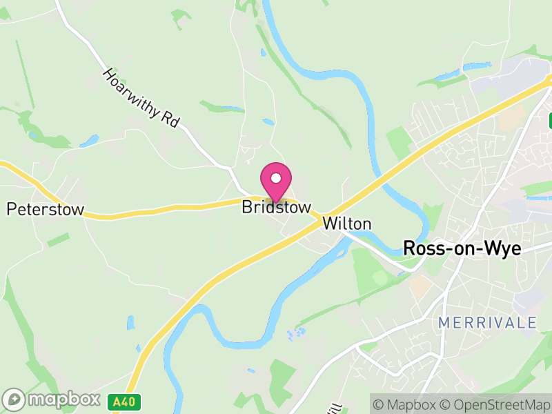 Map of Bridstow, Herefordshire