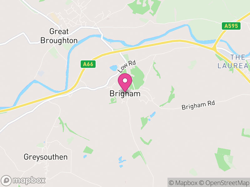 Map of Brigham, Cumberland