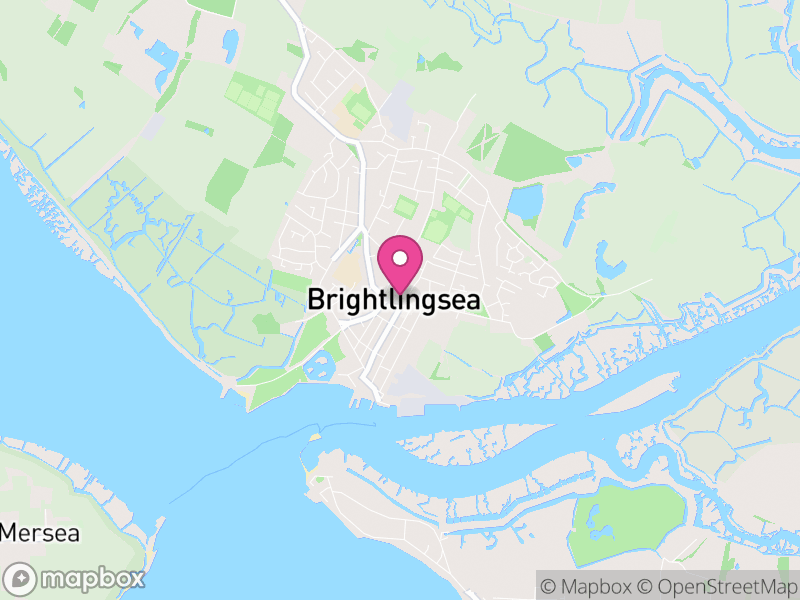 Map of Brightlingsea, Tendring