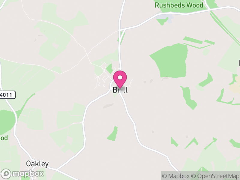 Map of Brill, Buckinghamshire