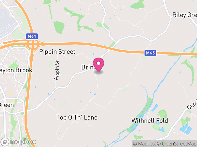Map of Brindle, Chorley