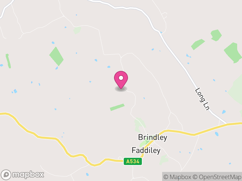 Map of Brindley, Cheshire East