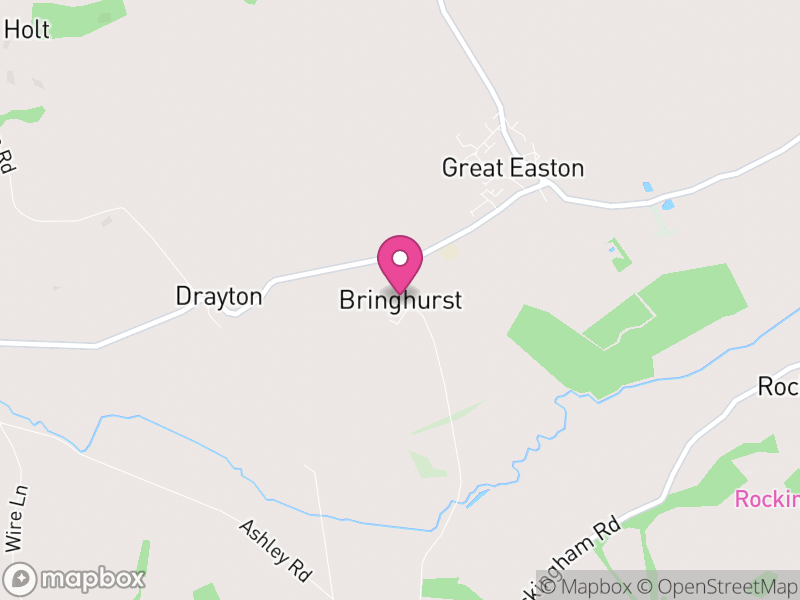 Map of Bringhurst, Harborough