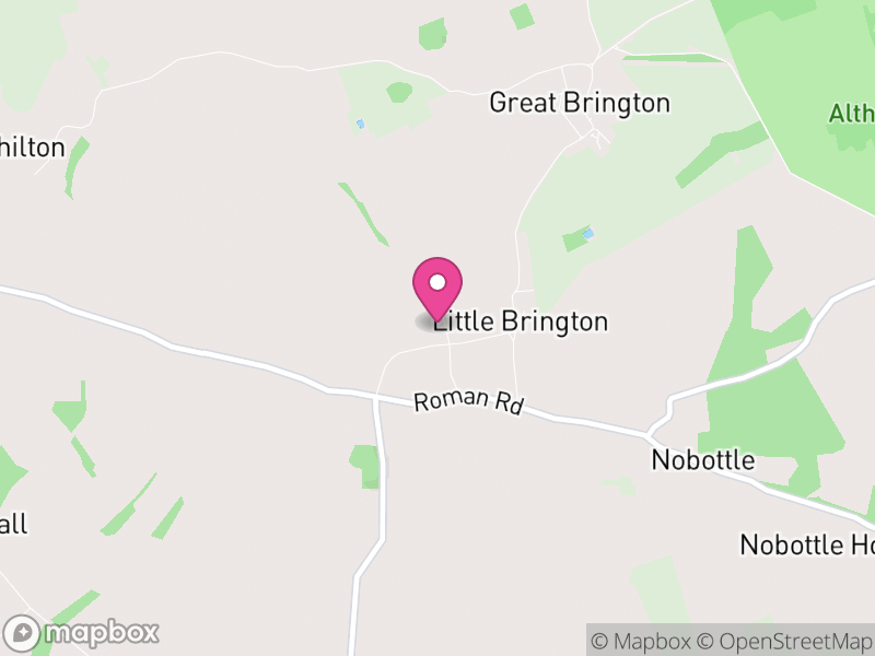 Map of Brington, West Northamptonshire
