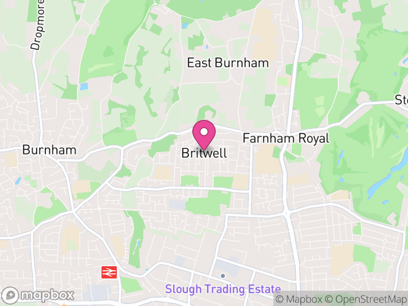 Map of Britwell, Slough