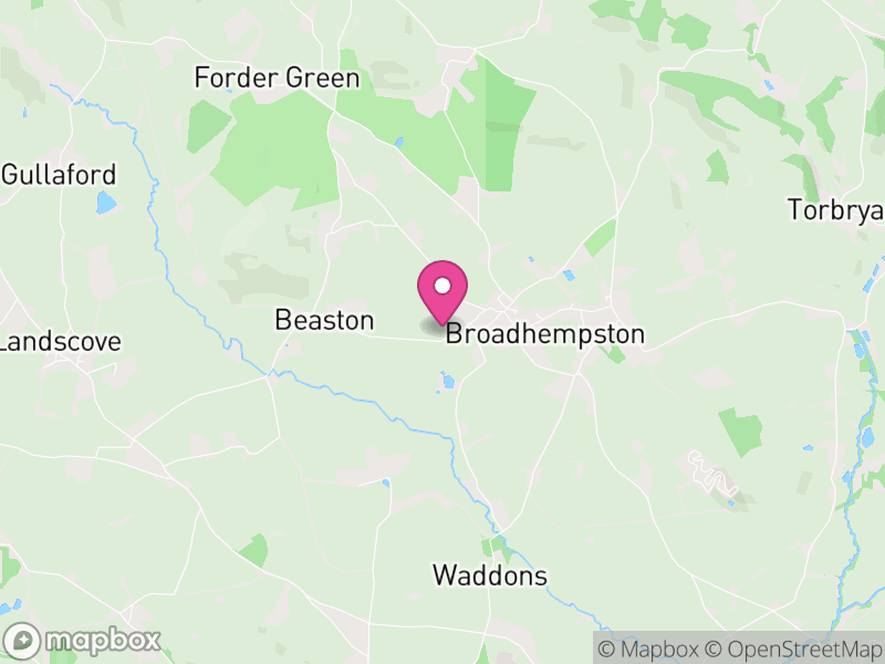 Map of Broadhempston, Teignbridge