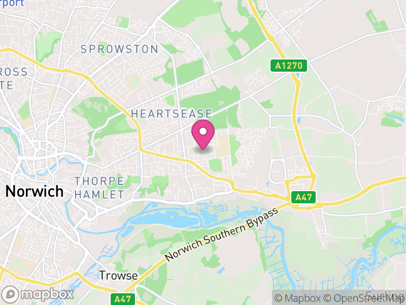 Map of Broadland, Norfolk