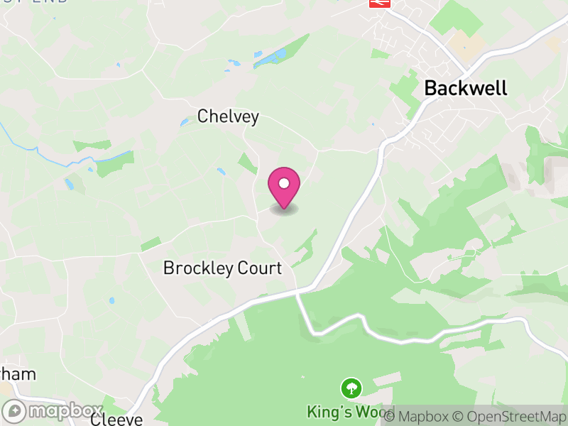 Map of Brockley, North Somerset