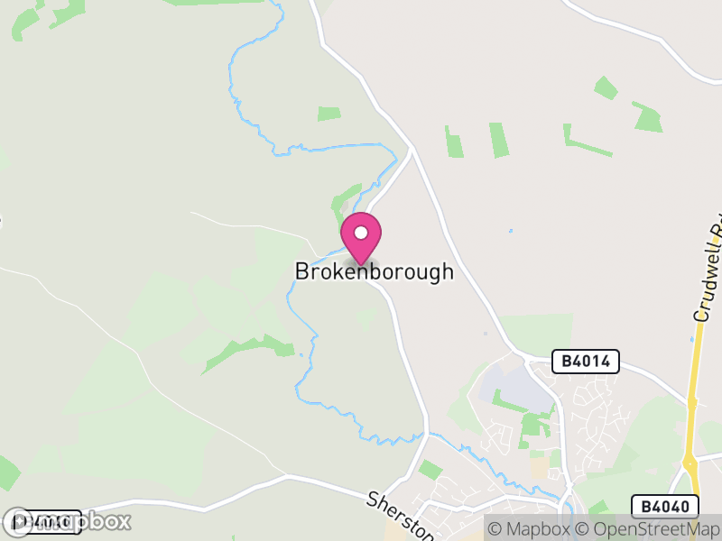 Map of Brokenborough, Wiltshire