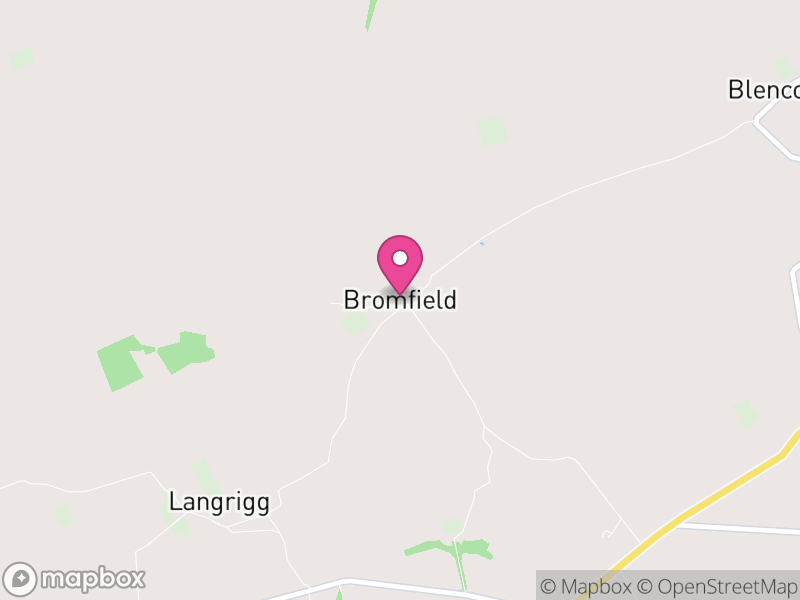 Map of Bromfield, Cumberland