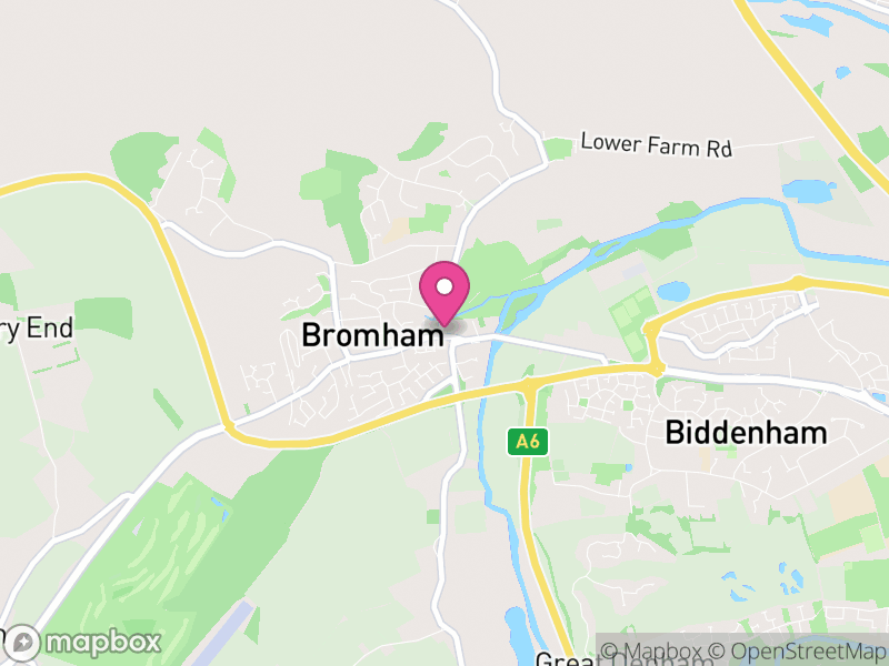 Map of Bromham, Wiltshire