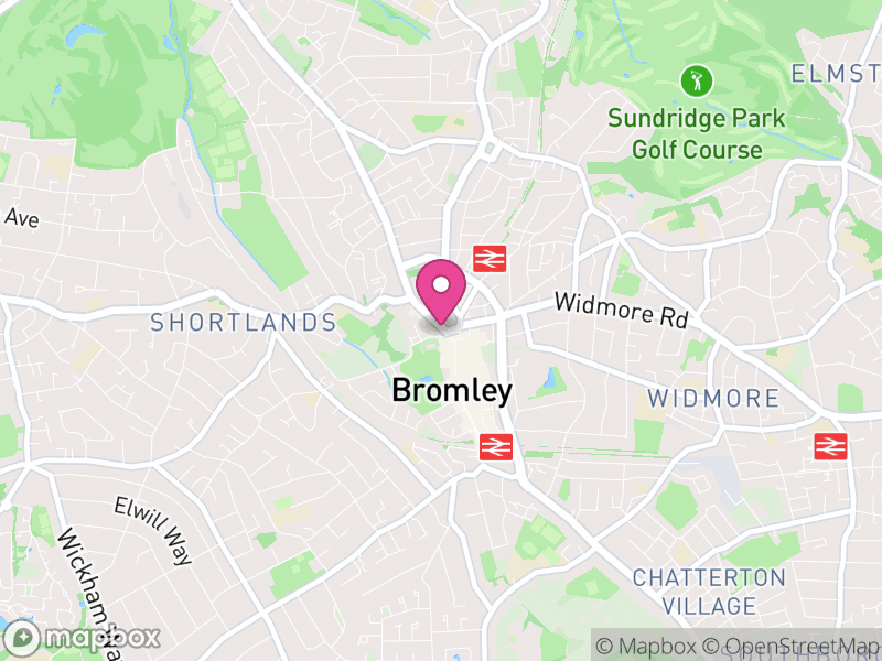 Map of Bromley