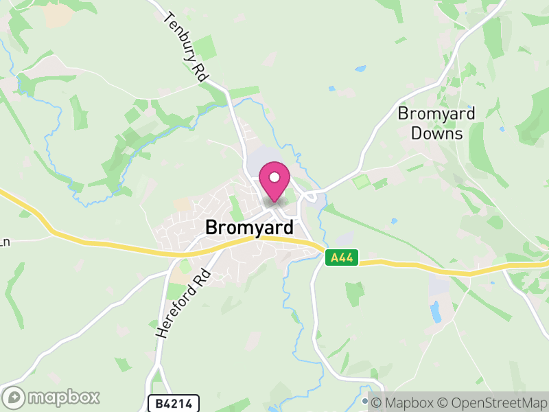 Map of Bromyard