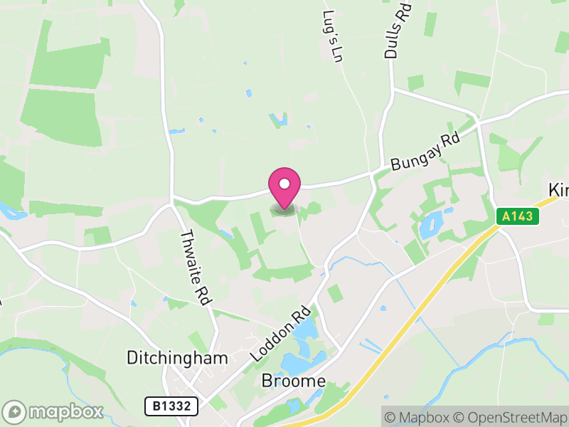 Map of Broome, South Norfolk