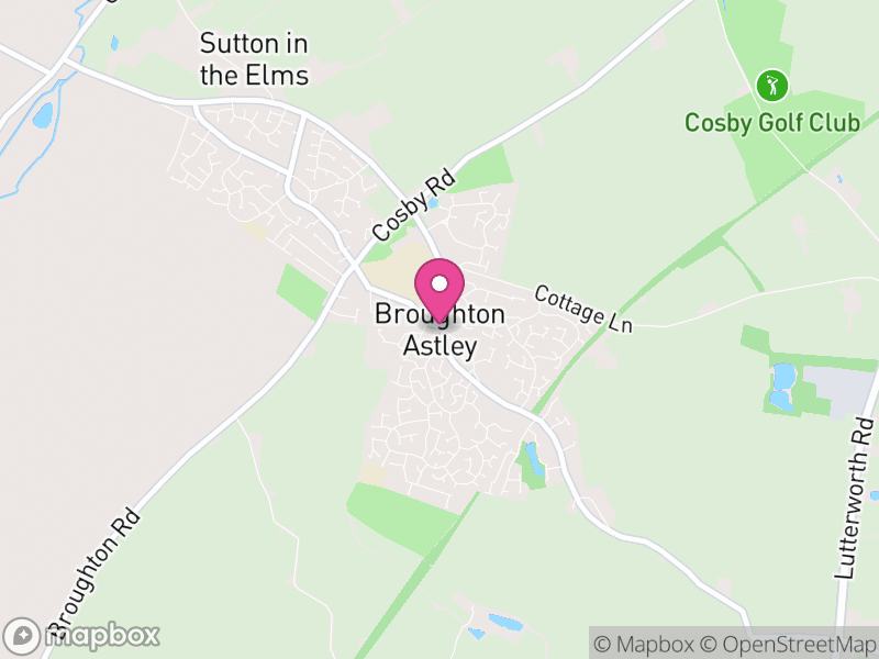 Map of Broughton Astley, Harborough