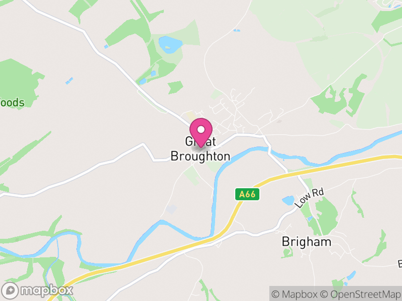 Map of Broughton, Cumberland