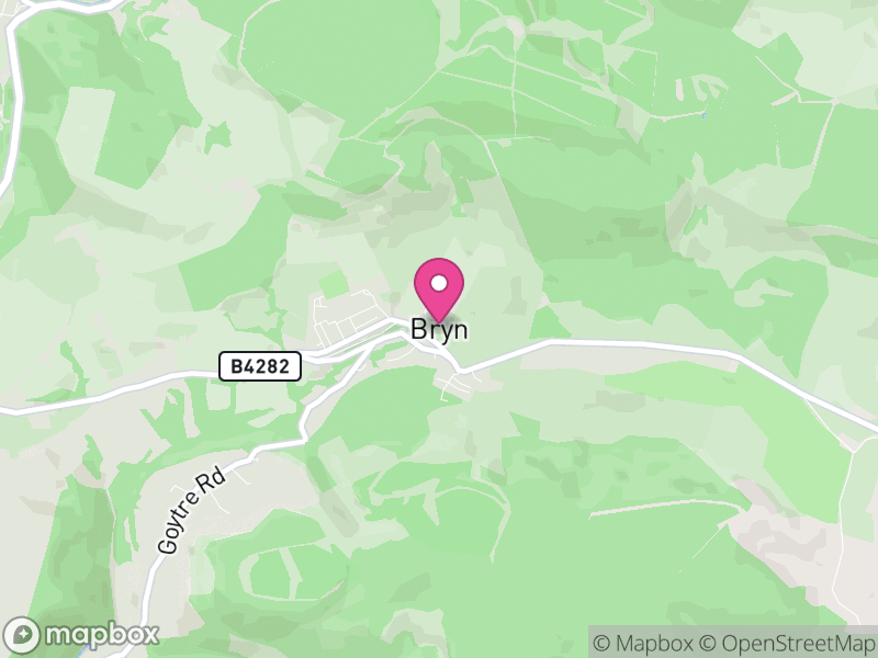 Map of Bryn, Neath Port Talbot