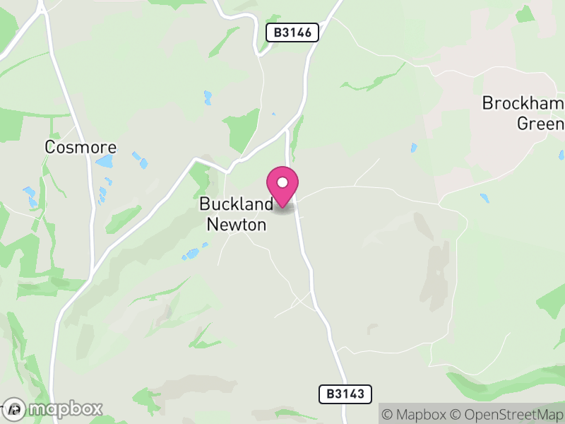 Map of Buckland Newton, Dorset