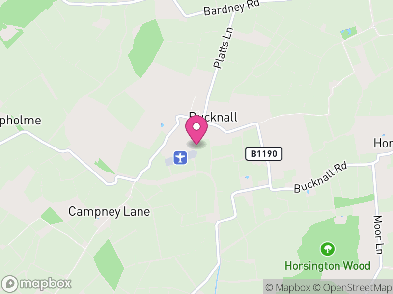 Map of Bucknall, East Lindsey