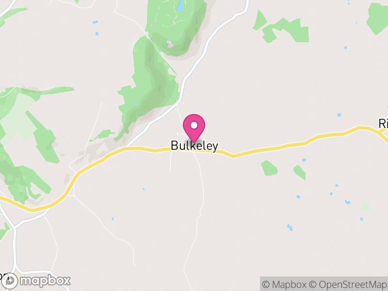 Map of Bulkeley and Ridley, Cheshire East