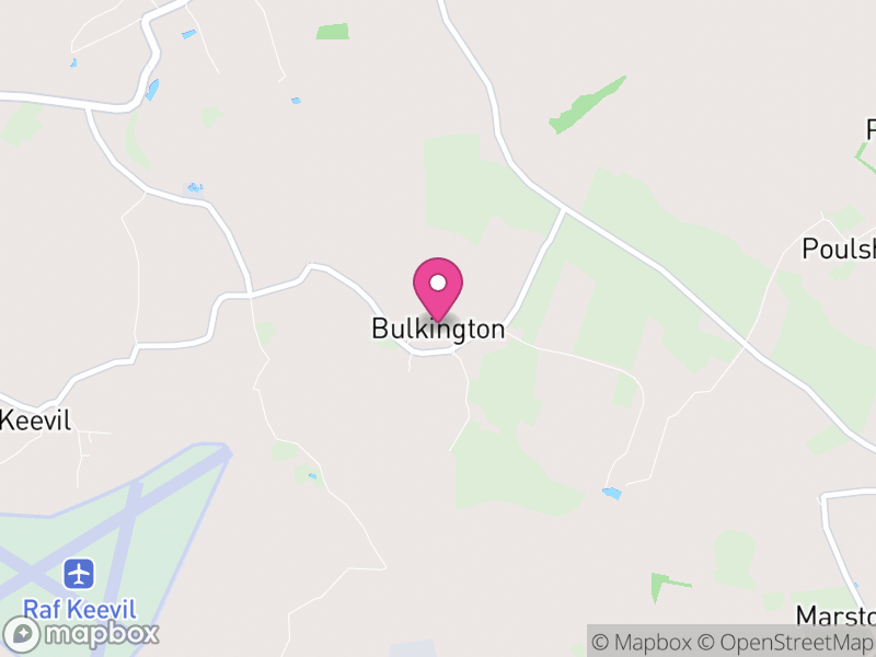 Map of Bulkington, Wiltshire