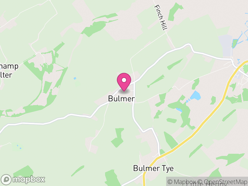 Map of Bulmer, Braintree