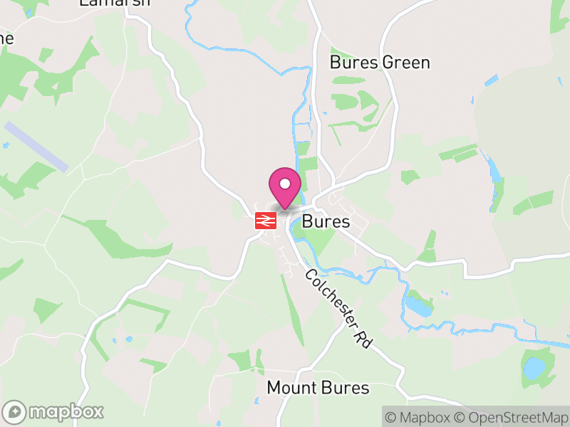 Map of Bures Hamlet, Braintree