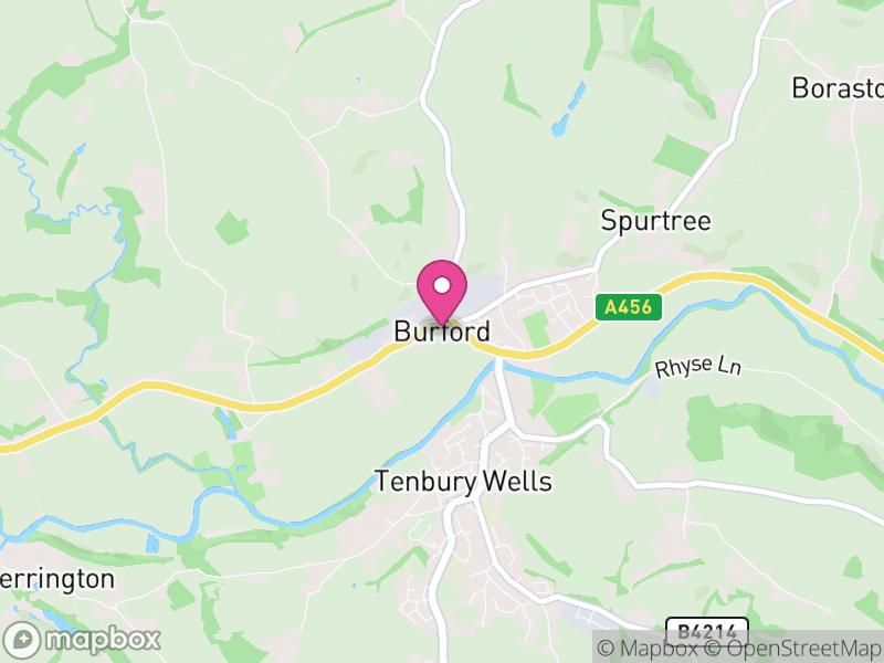 Map of Burford, England