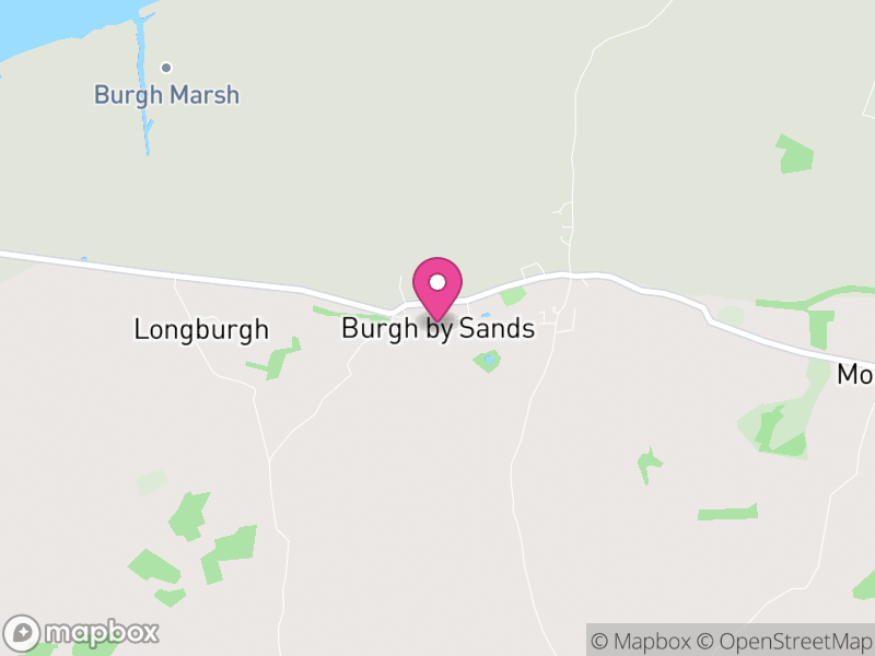 Map of Burgh by Sands, Cumberland