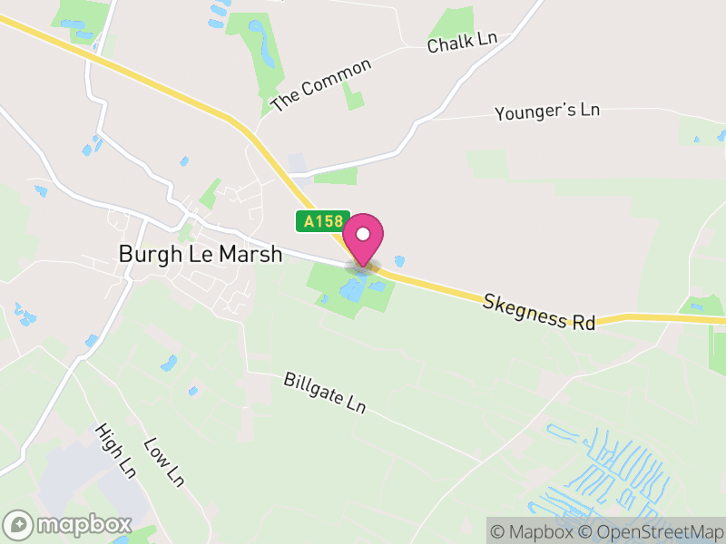 Map of Burgh le Marsh, East Lindsey