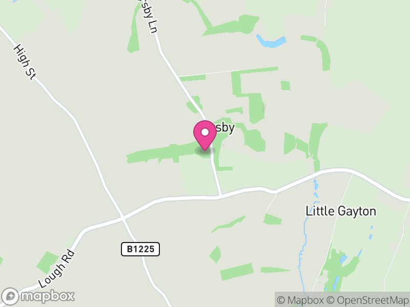 Map of Burgh on Bain, East Lindsey