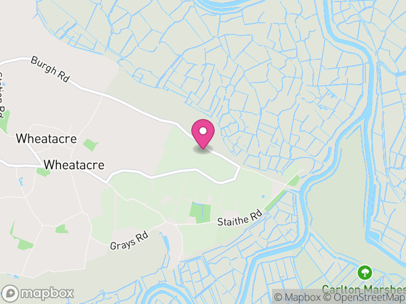 Map of Burgh St. Peter, South Norfolk