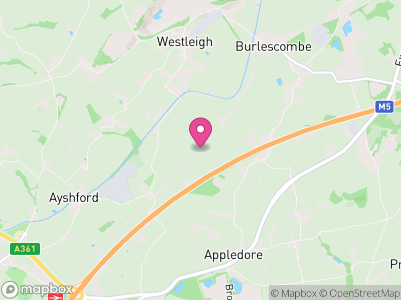 Map of Burlescombe, Mid Devon