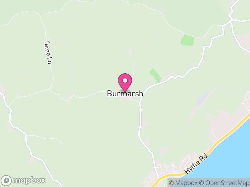 Map of Burmarsh, Folkestone and Hythe