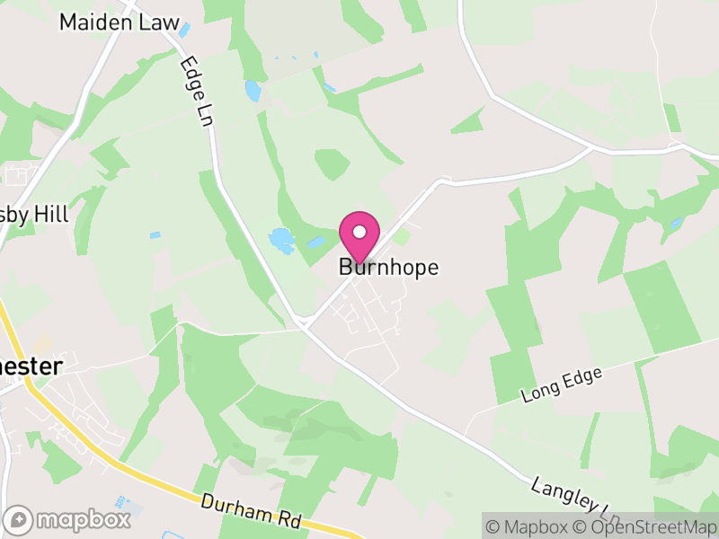 Map of Burnhope, County Durham